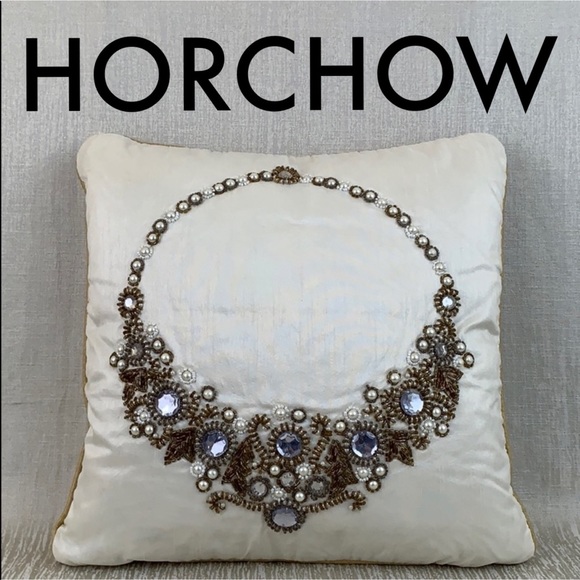 Horchow Other - 🆕 HORCHOW NEIMAN MARCUS BEADED ACCENT PILLOW